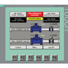 Siemens touch panel interface